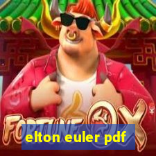 elton euler pdf